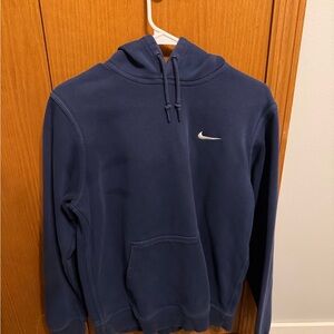 SOLD!!! Nike Men's Navy Hoodie with Logo